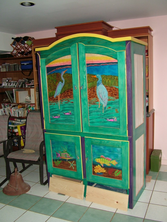 Armoire - Art Painted Cabinet
